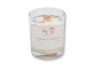 Lavender & Rosemary Scented Jar Candle | 6oz (170g)